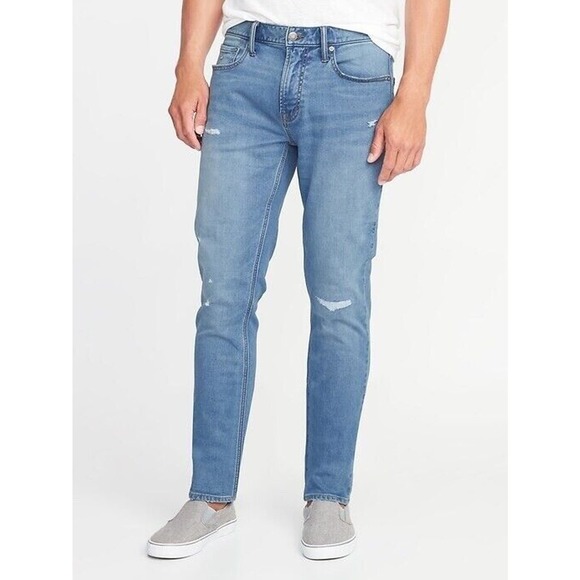 Old‎ Navy Slim 24/7 Built-In Flex Jeans For Men 36X32 - Picture 1 of 8